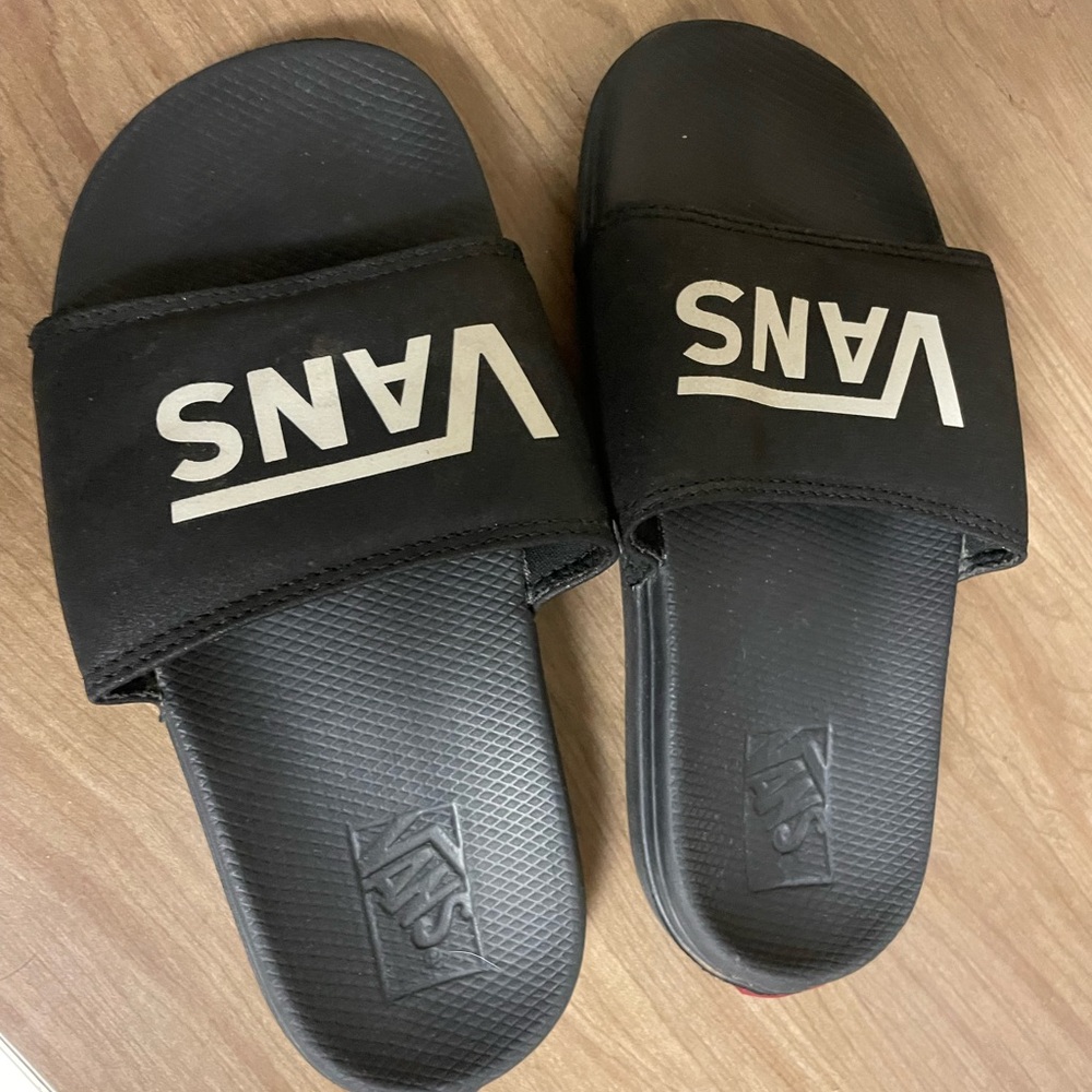 Vans Classic Black Slides